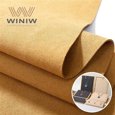 Zərgərlik ekranı üçün asan olmayan vegan mikrofiber süet parça